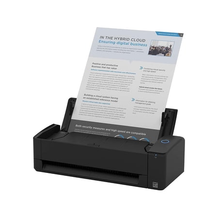 Fujitsu ScanSnap iX1300 TAA Black Desktop Scanner - Compact Wireless or USB Double-Sided Color Document, Photo & Receipt Scanner with Auto Document Feeder and Manual Feeder for Mac or PC