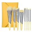 thumbnail image 1 of TFixol GOGO TALES 8-Piece Makeup Brush Set with Pouch for Eyeshadow, Foundation, Concealer, Contouring, and Highlighting, 1 of 6