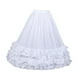 thumbnail image 2 of Enagua para niña, enagua de niña, enagua de crinolina portátil para boda, Blanco, 2 of 9