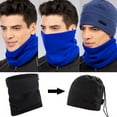 thumbnail image 5 of SPRING PARK Polar Fleece Neck Warmer Gaiter - Windproof Face Cover Snood Hat Scarf for Ski Running Cycling, 5 of 8