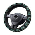 thumbnail image 6 of Lsque Artistic Light Dot Wolf、 Ultra Soft Car Steering Wheel Cover for Women, Standard 15 inch Size for Truck Van SUV Auto, 6 of 8