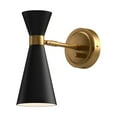 thumbnail image 2 of Alora Lighting WV574404MBAG Blake 12" Tall Wall Sconce - Matte Black / Aged Gold, 2 of 2