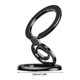 thumbnail image 3 of 360 Rotate Magnetic Cell Phones Holder Double Side Adsorption Foldable Portable Smartphone Bracket for Home Vehicle Use black, 3 of 4