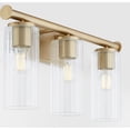 thumbnail image 3 of Mercier 4 - Light Aged Brass Brass Glass And Steel Wall Sconce, 3 of 3
