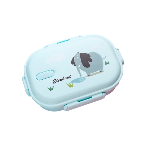 Kearding Fiambrera térmica fácil de limpiar de acero inoxidable con mantenimiento de contenedor de alimentos seguro para fiambreras Cocina y Comedor azul