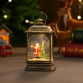 thumbnail image 7 of Honeeladyy Christmas Snow Globes Lantern Santa Claus Snow Globe 5.3 Inch, Battery Operated Lighted Christmas Decoration with Swirling Glittering Sequins for Table Cabinet Shelf Decor Christmas Gift, 7 of 7