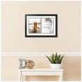 thumbnail image 2 of ArtToFrames Collage Photo Picture Frame with 2 - 8.5x11" Openings, Framed in Black with Brilliant White and Black Mats (CDM-3926-38), 2 of 8