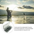 thumbnail image 3 of Plastic Fishing Tackle Box Fishing Lure Storage Case Fishing Bait Storage Organizer, 3 of 8