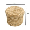 thumbnail image 2 of Seagrass Storage Basket, Handmade Rattan Shelf Baskets & Home Storage Bins Baskets for Decoration, Picnic, Groceries and Toy Storage Natural, 2 of 9