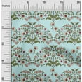 thumbnail image 1 of oneOone Organic Cotton Voile Fabric Leaves & Floral Block Decor Fabric Printed BTY 42 Inch Wide, 1 of 4