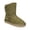 Olive, variant on Womens Teenyy Suede Pull On Ankle Boots