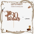 thumbnail image 3 of Cake Topper PINKAAJ, tema de carreras de caballos para 30 cumpleaños de Cowboy, 3 of 6