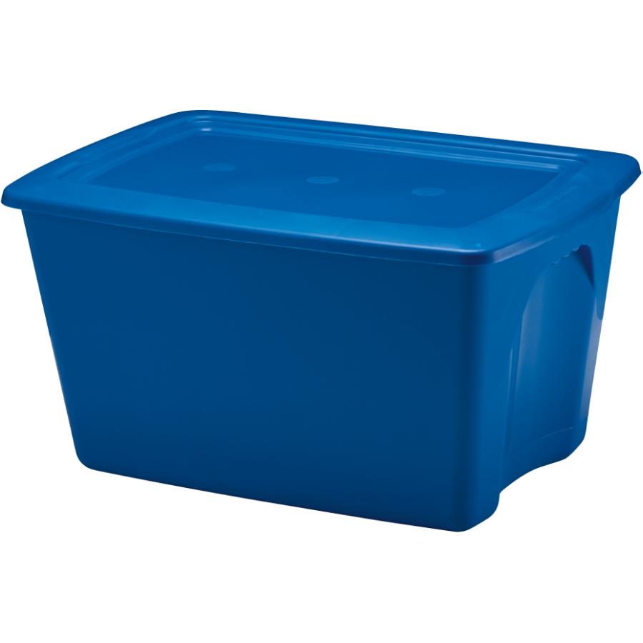 67L Blue Storage Box, with Lid Walmart Canada