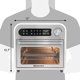 thumbnail image 5 of Horno de convección Elite Gourmet EAF1010D de 10 L, programable, con 8 ajustes de menú, controles de temperatura y temporizador, horneado, tostado, asado y freidora de aire, 1500 W con recetas, exter, 5 of 5