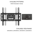 thumbnail image 6 of iMeshbean TV Wall Mount Bracket VESA Bracket Tilt Full Motion HDTV 32 37 40 42 43 46 47 50 52 55 60 65 70 inch Swivel Tilt Extension Rotation, 6 of 13