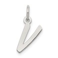 thumbnail image 1 of 925 Sterling Silver Dainty Letter V Initial Nom Monogramme Collier Pendentif Pendentif, 1 of 6