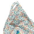 thumbnail image 5 of Anchor Lounger Chair Bag, Anchor Shape in Lines Tropics Getaway Ship Cruise Transport Repeating Tile, High Capacity Storage with Handle Container, Lounger Size, Beige Multicolor, by Ambesonne, 5 of 5