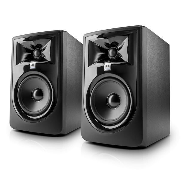 JBL Professional 305P MkII Altavoces de monitor activo de 5 pulgadas y 2 vías para producción de música de campo cercano, monitor de estudio, computadora de escritorio, audio de alta fidelidad. Se ven