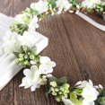 thumbnail image 4 of Corona de Flores Nupcial de Boda, Tocado de Guirnalda, Diadema Floral de Boda, con Cinta Ajustable, para Fiesta, Ceremonia de Boda, Fresca y Hermosa (Estilo a) ER, 4 of 5