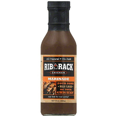 Rib Rack Chicken Marinade, 14 oz, (Pack of 6) (Best Rib Marinade For Smoking)