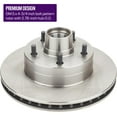 thumbnail image 2 of Disc Brake Kit 1978-88 GM Caliper, Fits Early Ford Spindle, 5 on 4-3/4 In, 2 of 19