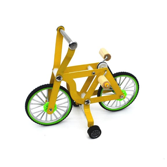 WE-POLUJ Bird Bicycle Toy Durable Metal Parrots Intelligence Training Toys 2 Sizes