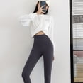 thumbnail image 4 of Dinheiro YOGA Pantalones de entrenamiento Naked Feeling para mujer - Pantalones ajustados de cintura alta, cómodos, transpirables y cálidos - Gris, 4 of 5