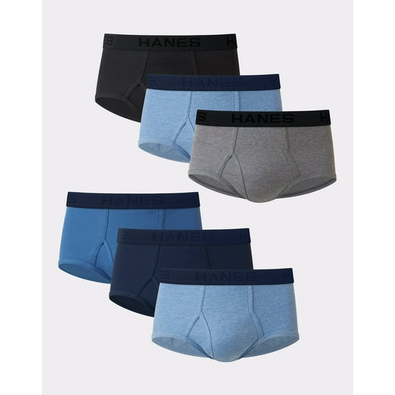 Hanes Big Man Brief 6-Pack Ultimate Cool Ultra Comfort Waist Assorted Colors