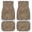 4pcs 6, variant on Leopard Print Car Floor Mats Set, All-Weather Universal Size for Front and Rear Seats, Suitable for SUVs, Limousines, LKWs, Front FloorMat