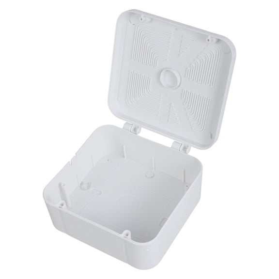 BQBQERT Multipurpose Junction Box Enclosure Case for Camera Bracket Hiding Excess Solar Panel Cord Ceiling Wall Mounting