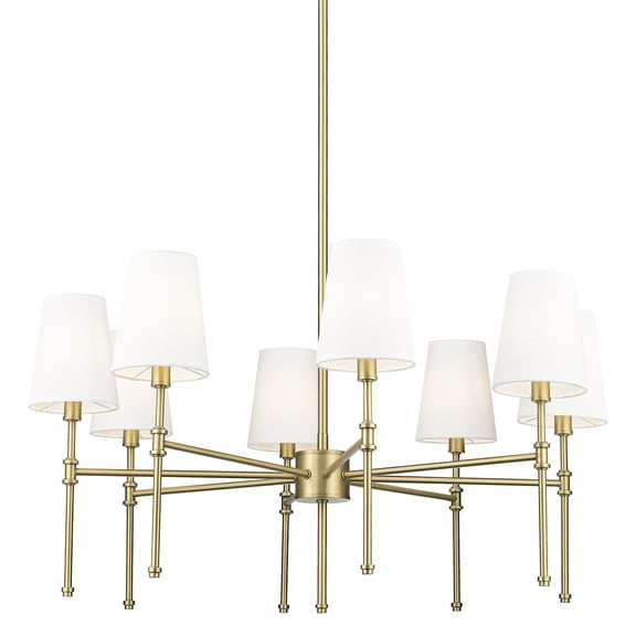 Millennium Lighting 16108-VB Adorra 8 Light 30" Wide Chandelier - Brass