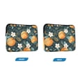 thumbnail image 7 of FORMRS 15-15.6 inch Laptop Sleeve Case Soft Carrying Quilted Computer Bag Cover, Green Oranges, 7 of 7