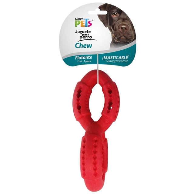 Juguete Eslabón Doble Chew Flotante P/Perro Rojo Fancy Pets Fancy Pets FL8783