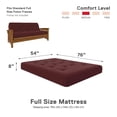 thumbnail image 4 of Signature Sleep Trule 8-Inch Coil Futon Mattress, Microfiber, Full, 4 of 6