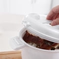 thumbnail image 4 of Microwave Rice Cooker Multifunctional Small Lunch Box Microwave Cooker Insulation Bento Lunch Box, 4 of 7