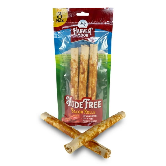 Harvest Moon Bacon Rawhide Free Rolls