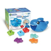 Learning Resources Steve the Scoop & Splash Shark - 7 pieces, Bath Toys for Boys and Girls Ages 18+ months