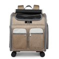 thumbnail image 1 of Backpack Large Space Mute Universal Wheel Cat Bag Folding Draw-bar Pet Bag, 1 of 5