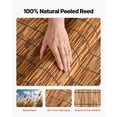 thumbnail image 2 of VEVOR Natural Reed Fencing, 4 ft x 16.4 ft, Decorative Natural Reed Fencing Roll, Decorative Fence for Backyard Divider, Privacy Screen Panel Curtain for Balcony Patio Garden Backyard Outdoor, Brown, 2 of 9