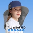 thumbnail image 5 of REDESS Nylon Sun Hats for Women and Men UPF 50+ Sun Protection and Neck Flap,Bucket Hat for Men and Women, 5 of 8