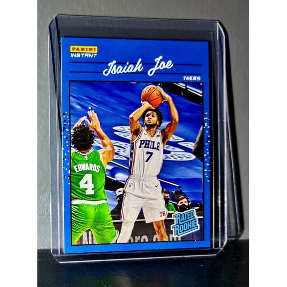Isaiah Joe 2020-2021 Panini NBA Instant #38 Rated Rookie Retro Card 1/3558