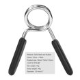 thumbnail image 2 of Clips de cuello con resorte para barra, abrazadera para pesas de gimnasio, abrazadera de bloqueo con mancuernas (25,4mm), 2 of 5
