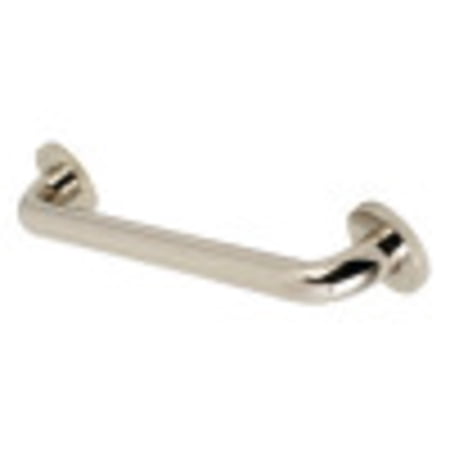 Kingston Brass DR514126 Meridian 12" Grab Bar, 1-1/4" Diameter, Polished Nickel