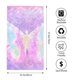 thumbnail image 2 of Balery Purple Sparkling Butterfly Toalla de Microfibra Premium con Estampado – 27.5x16 pulgadas, Alta Absorción, Suave y Aterciopelada, Secado Rápido, 2 of 6