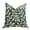 Green, Beige, variant on Plutus Wild Emerald Figleaf in Green Luxury Throw Pillow - 26 x 26 in.