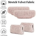 thumbnail image 3 of AMQTSLM 4Pcs Fluffy Crutches Padding, Universal Crutch Pads for Armpits and Hand Grips, Machine Washable Crutch Cushions, Comfort Fit for Adults, Pink, 3 of 8