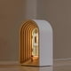 thumbnail image 2 of Mini Bluetooth Speaker with Desk Lamp-Portable-Small Speaker-Dimmable LED Playback,1200mAh White, 2 of 5