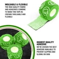 thumbnail image 4 of WOD Nation Weightlifting Hook Grip Athletic Tape, Flexible Fabric Thumb & Finger Tape - Easy-Tear, Sweat-Proof, Durable Strips for Powerlifting & Gym, 24-Pack (23 ft Rolls) - Green, 4 of 9
