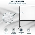 thumbnail image 3 of GT GETCO TECH Portable Projector Screen and Stand, 100 inch Outdoor Projector Screen, 16:9 4K HD Movie Screen, Support Double Sided Projection, 3 of 10