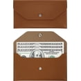 thumbnail image 2 of Dalrosia Money Cash Envelopes Bag, Pletpet PU Leather Cash Money Pouch Cash Wallet Envelope Reusable Budget Envelope for Spring Festival Wedding Birthday Graduation Holidays, 2 of 2